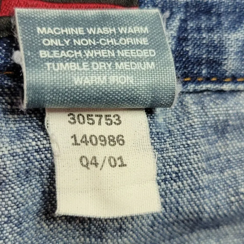 Old Navy Mens Relaxed Fit Button Fly Carpenter Jeans 36x31 Vintage